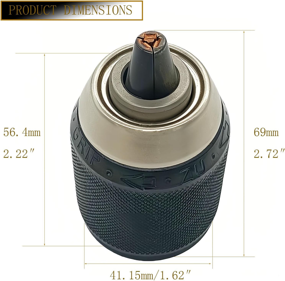 DCD1007 N765979 Chuck Assy Replace for Dewalt DCD1007B DCD1007NT DCD1007BLR DCD1007WW1R DCD1007WW1 20V MAX XR 1/2 Inch Cordless Hammer Drill