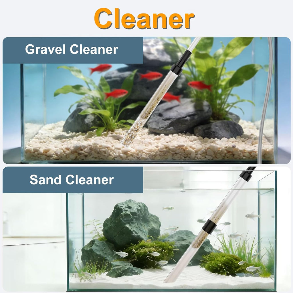 Aquarium Gravel Vacuum & Precision Suction Nozzle