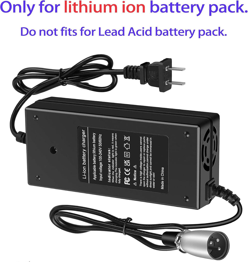 24V(Max 29.4V) 2A 3-Pin Male XLR Charger for Electric Scooter Pride Mobility, Drive Medical,GoGo Mobility Scooter, Go-Go Elite Traveller, Plus HD US, Ezip Mountain Trailz, Jazzy Power Chair,Shoprider