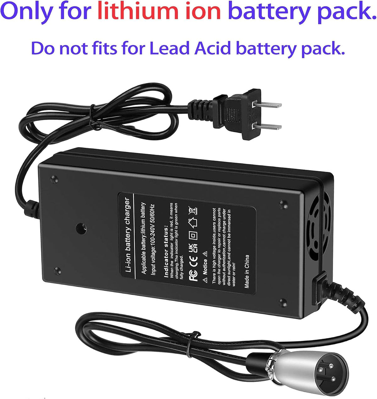 24V(Max 29.4V) 2A 3-Pin XLR Charger for Electric Scooter,Wheelchairs,Go-Go Elite Traveller,Jazzy Power Chair, Pride Mobility, Shoprider, iZip, eZip,Drive Medical, Bladez, Elite Traveller,Plus HD US