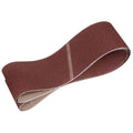 HARFINGTON 6 x 89 Inch Sanding Belts, 4 Pcs 60 Grits Aluminum Oxide Abrasive Belt Sander File Belt for Woodworking, Metal Polishing, Knife Sharpener