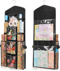 Wrapping Paper Storage, Gift Wrap Organizer Holder Double-Sided Hanging Gift Bag Storage Organizer