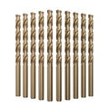 LU&MN M35 Jobber Drill Bits, 1/4", 10 Pcs