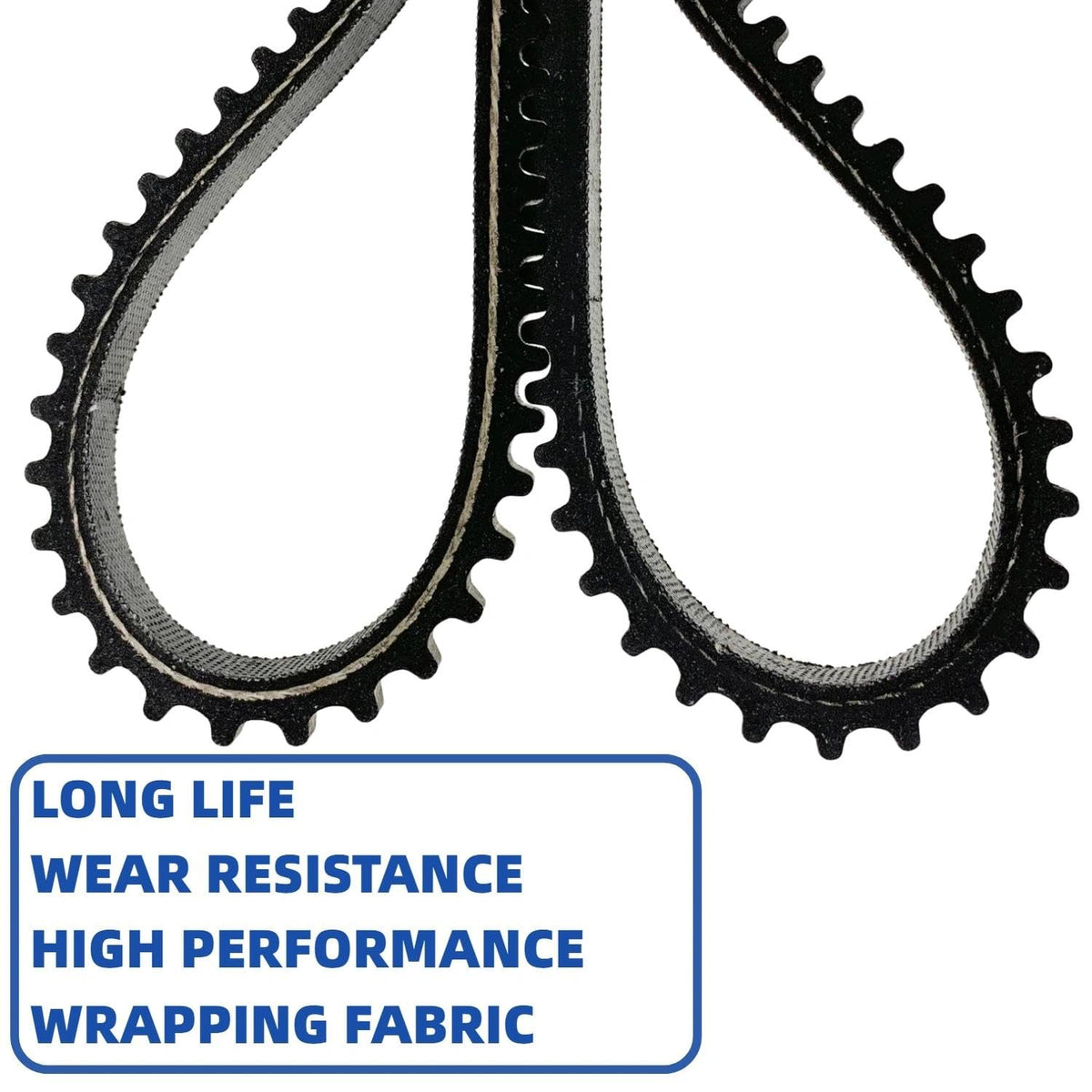 Replacement Cogged Drive Belt 3/8" x 43 5/8" for Husqvarna 506372702 K760 Cut-N-Break