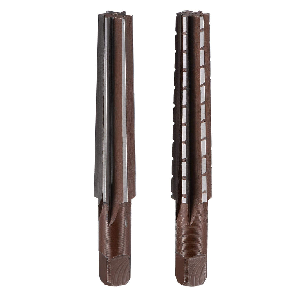 uxcell MT2 Morse Taper Reamer Coarse and Finish Set H8 Accuracy 6 Flutes