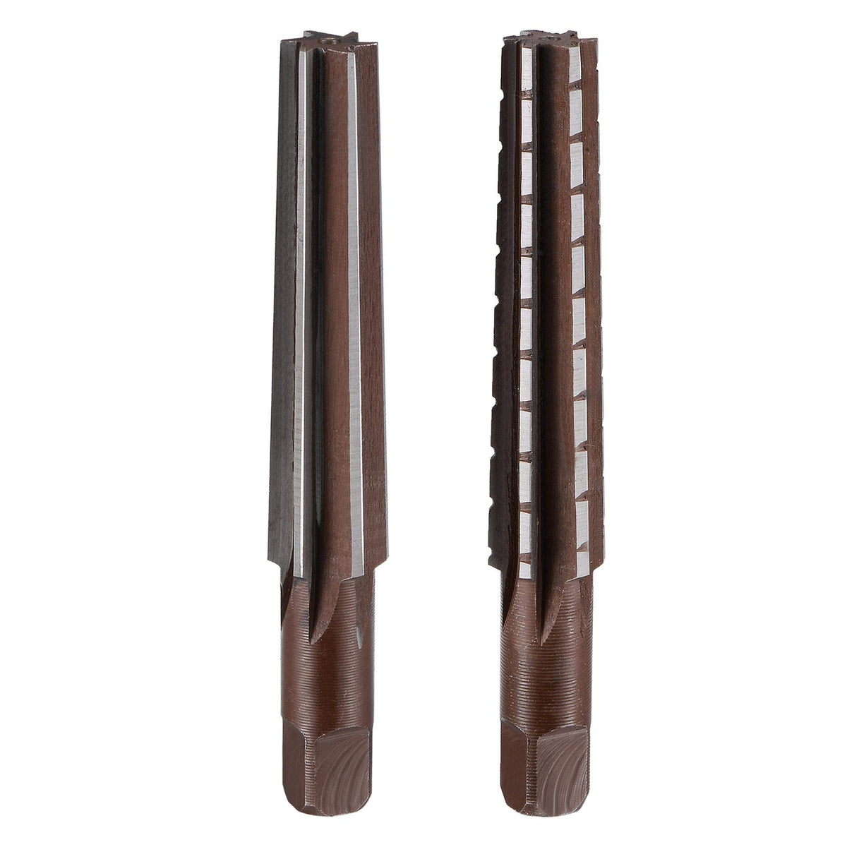 uxcell MT2 Morse Taper Reamer Coarse and Finish Set H8 Accuracy 6 Flutes
