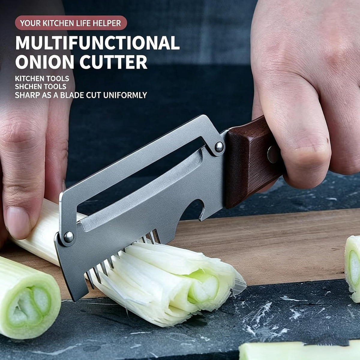 2026 Upgraded Multi-Functional Vegetable Peeler, Premium Peeler with Wooden Handle & Bottle Opener, Non-slip Kitchen