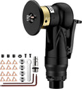 AMTOVL Pneumatic Chamfering Tool - Mini Air Chamfer Tool with 6 C-Angle & 6 R-Angle Blades, 45° 30000 RPM Chamfering Tool for Metal and Wood with 1/4" Air Inlet