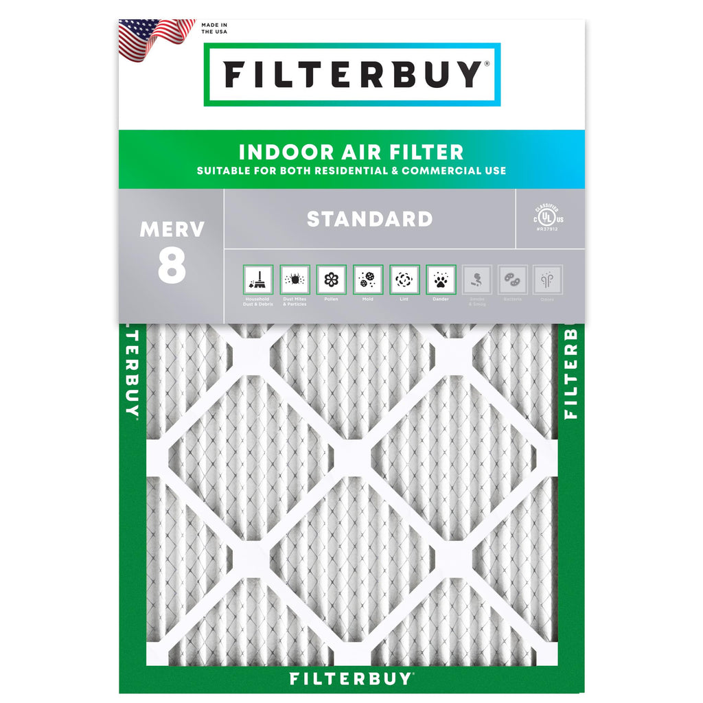 18x25x1 Air Filter MERV 8 Dust & Allergy Defense (1-Pack)