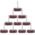 Rocaris 10 Pack Flap Wheel, 120 Grit for Rotary Tools