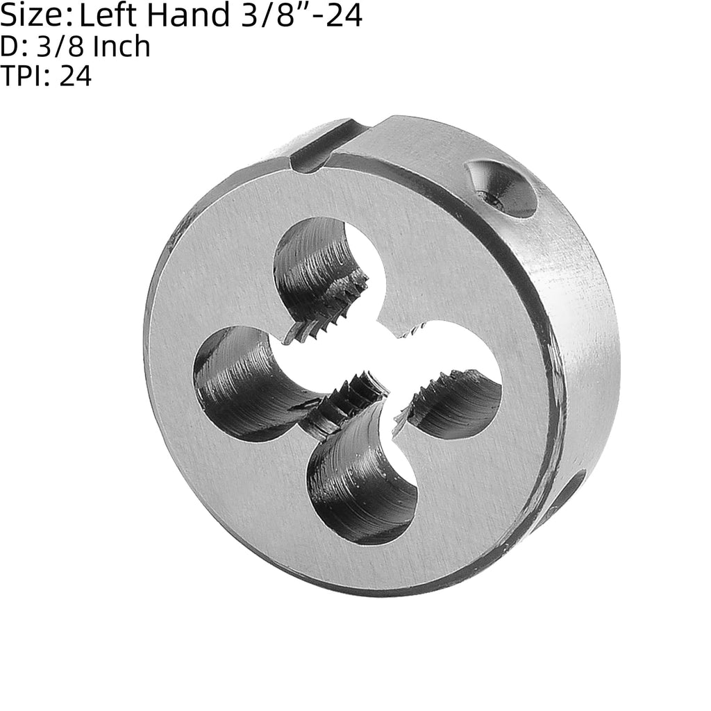 Burkit 3/8"-24 UNF Tap and Die Set Left Hand