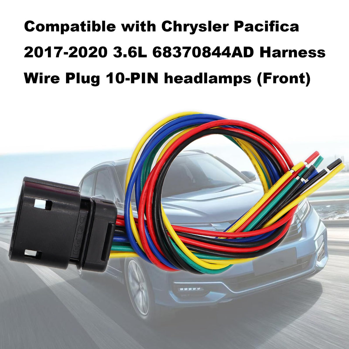 Domiloud Headlights Connector Compatible with Chrysler Pacifica 2017-2020