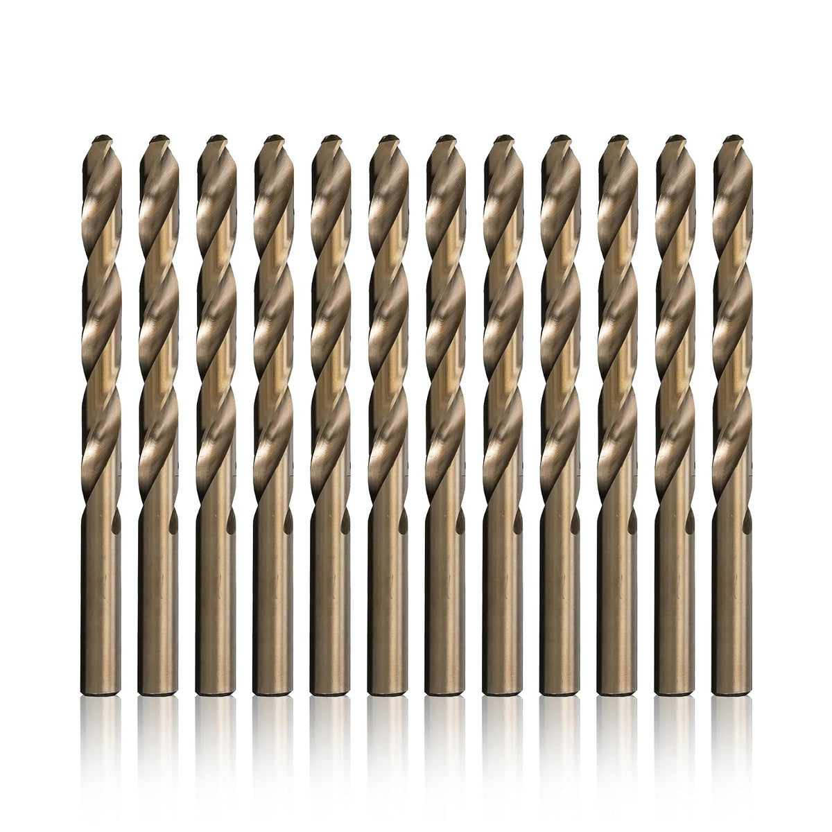 Drill America - DWDCO1/4 1/4" Cobalt Drill Bit (Pack of 12), DWDCO Series