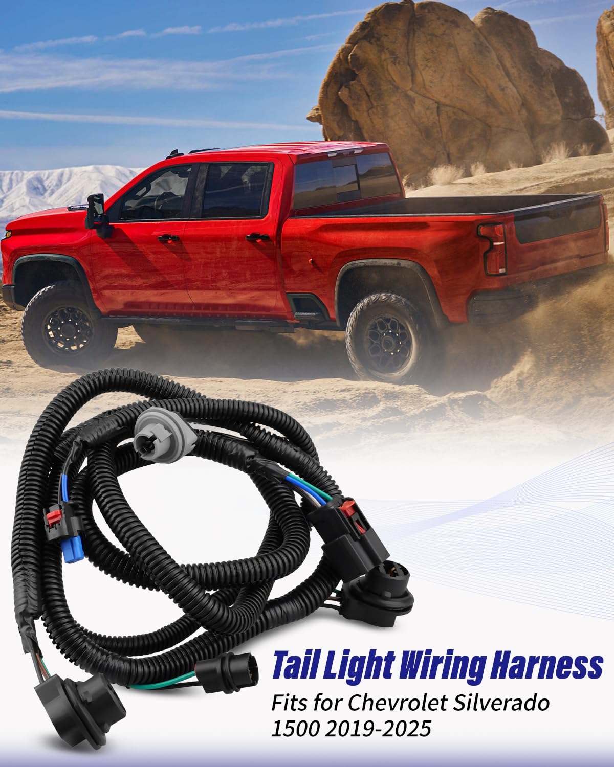 84234369 Tail Light Wiring Harness Fit for Chevy Silverado 1500 2019-2025