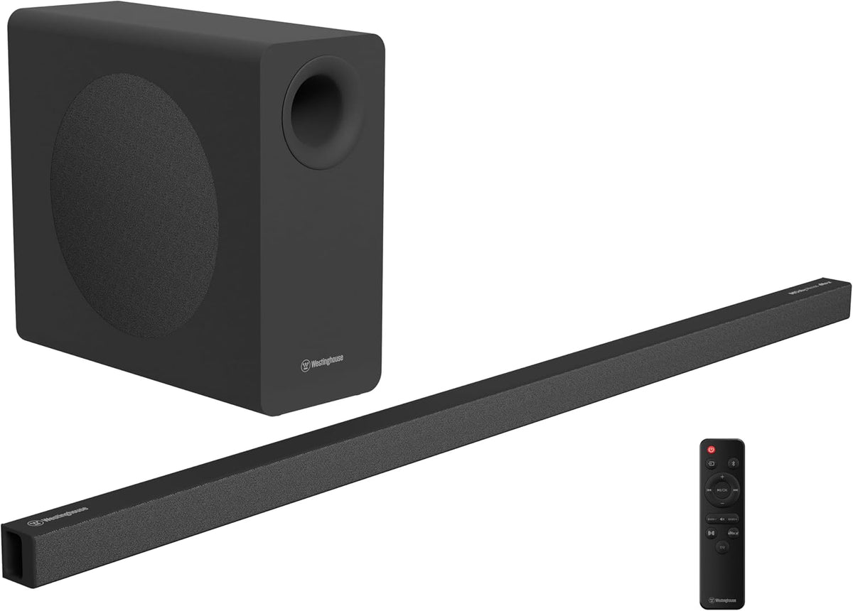 2.1 Channel Soundbar with Wireless Subwoofer, DTS:X and Dolby Atmos, 120W RMS & 240W Max Output, for Smart TV, Home