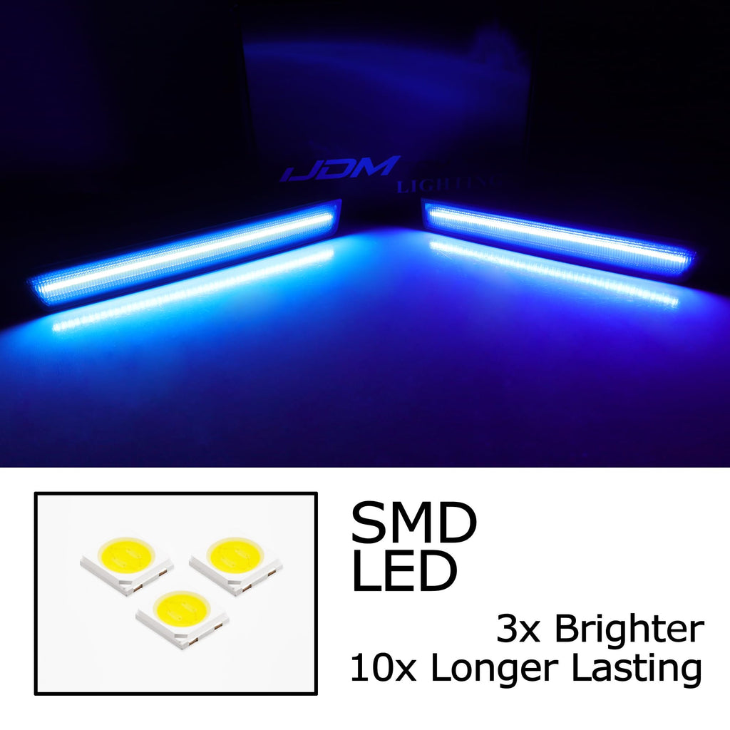 iJDMTOY LED Front/Rear Side Marker Lights For Dodge 2015-2022 Challenger