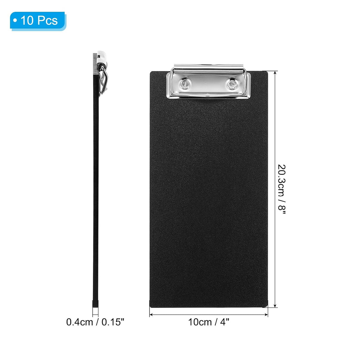 Check Presenters for Restaurants, 10Pcs Mini Clipboard Wood Check Holder Half Page Menu Holder for Restaurant Cafe