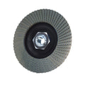 HONGUIS 4.5 Inch Diamond Flap Disc 120 Grit, 5/8"-11 Threaded Grinding Wheel for Granite Marble Stone Concrete Glass, for Edge Smoothing, Blending and Surface Refinement