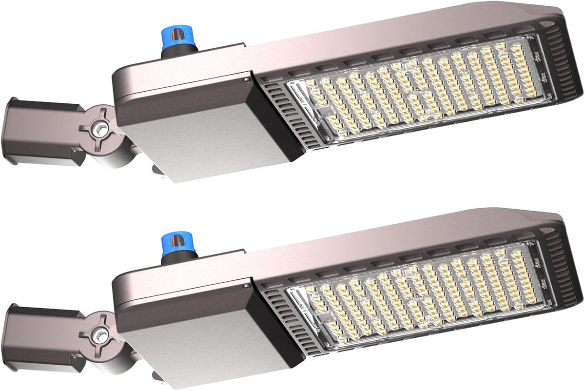 Lightdot 2Pack Parking Lot Light Outdoor 480W LED Pole Light with Photocell