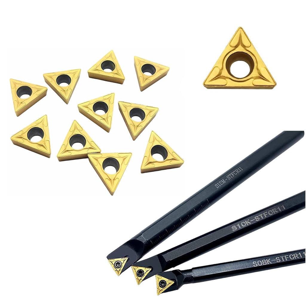 BestParts 20PCS TCMT21.51 TCMT110204 Carbide Turning Insert for Lathe Bar