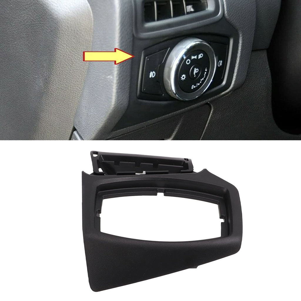 Akozon Headlight Switch Trim Frame for Ford Focus Headlight Control Switch Frame Trim Protector Headlight Switches Panel Cover Replacement for Ford Focus 2012‑2014