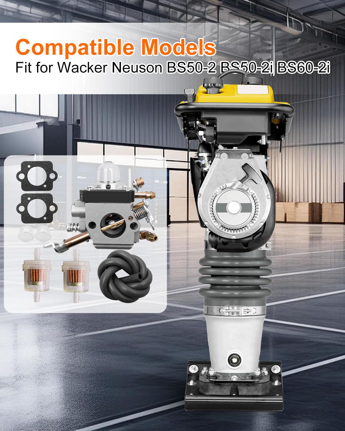 5100061745 Carburetor Fit for Wacker Neuson BS50-2 BS50-2i BS60-2i HDA282