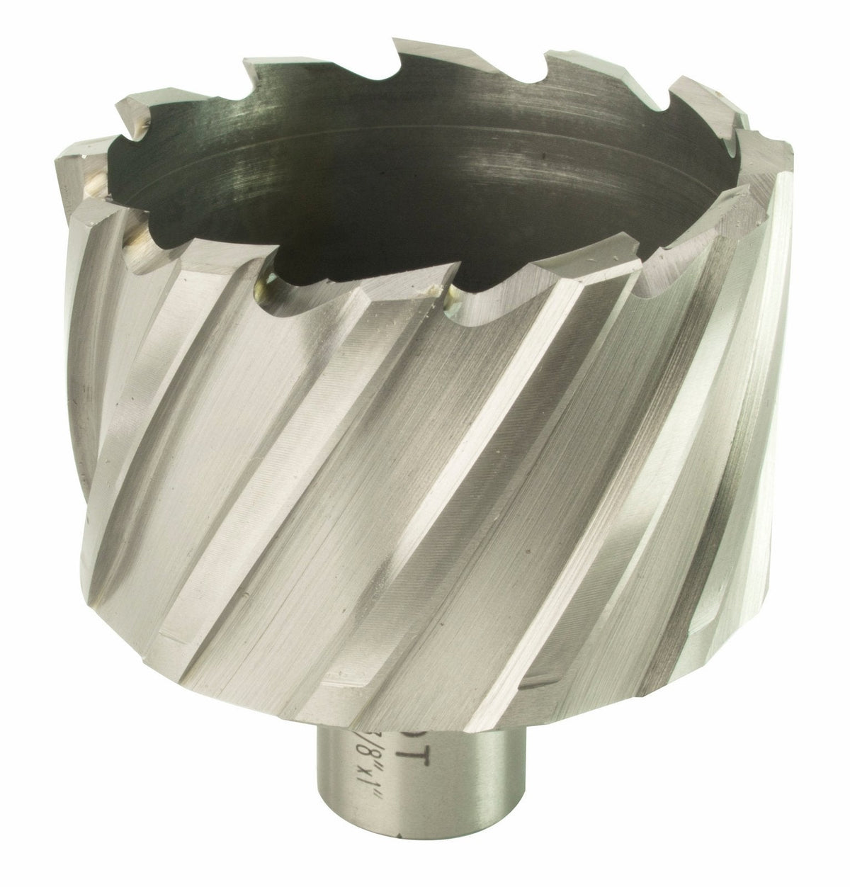 Steel Dragon Tools 2-3/8" x 1" High Speed Steel Annular Cutter with 3/4" Weldon Shank