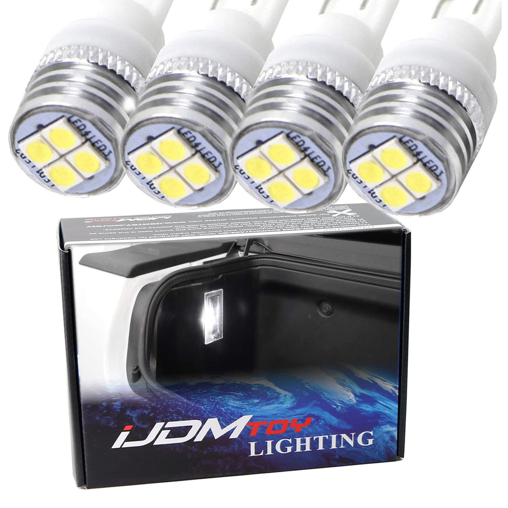 iJDMTOY 4pc LED RamBox Light Replacement Bulbs For Dodge RAM 1500/2500/3500