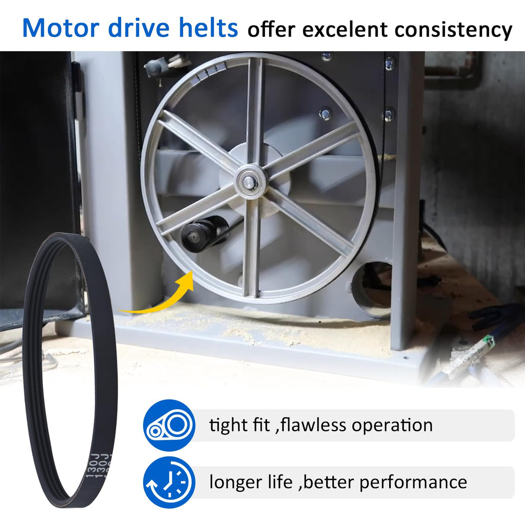 Bandsaw Motor Drive Belt, 3 Pcs, 1-JL22020003
