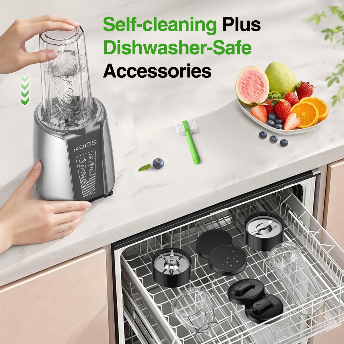 Smoothie Blender, 1000W, Blenders Smoothies and Shakes, Frozen Drinks | 13-in-1 Kitchen Smoothie Maker and Grinder
