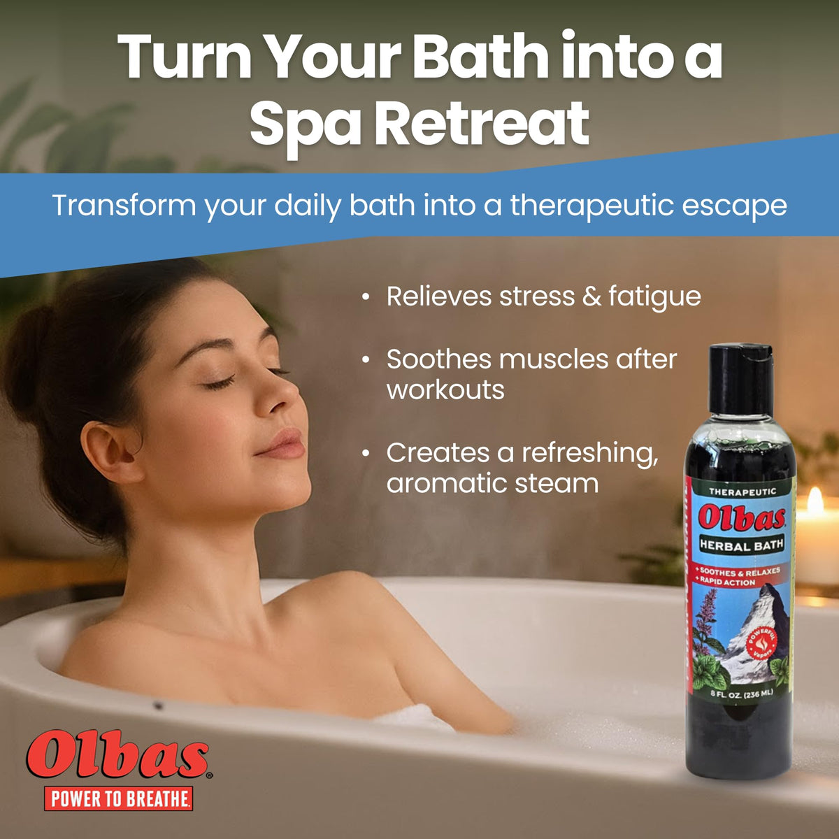 Herbal Bath 2 Pack, 8 fl oz (236 ml) Sore Muscle Bath Soak