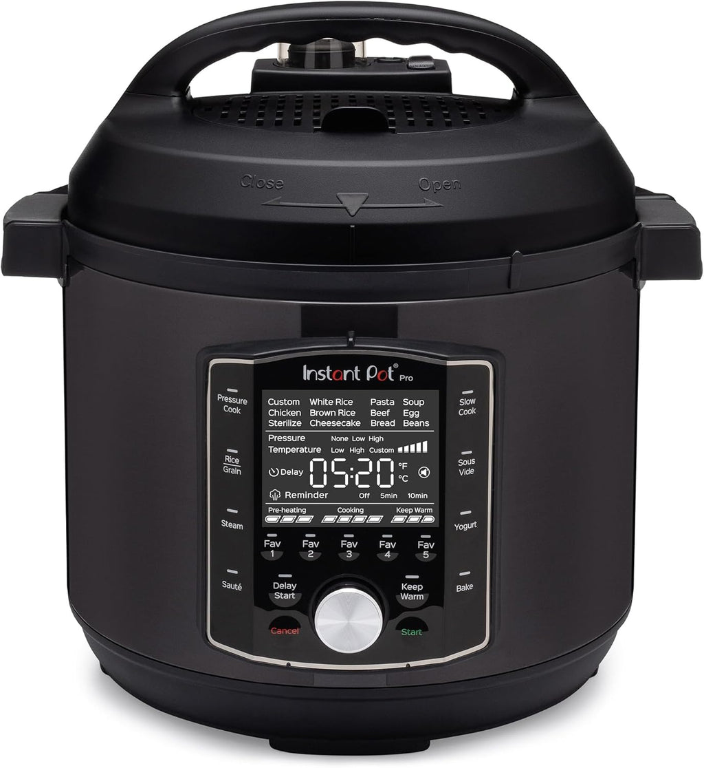 Pro (8 QT) 10-in-1 Pressure Cooker, Slow Cooker, Rice/Grain Cooker, Steamer, Sauté, Sous Vide, Yogurt Maker