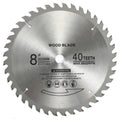 KuangBBBTools 8" 40 Teeth Carbide Tip Wood Cutting Circular Saw Blade
