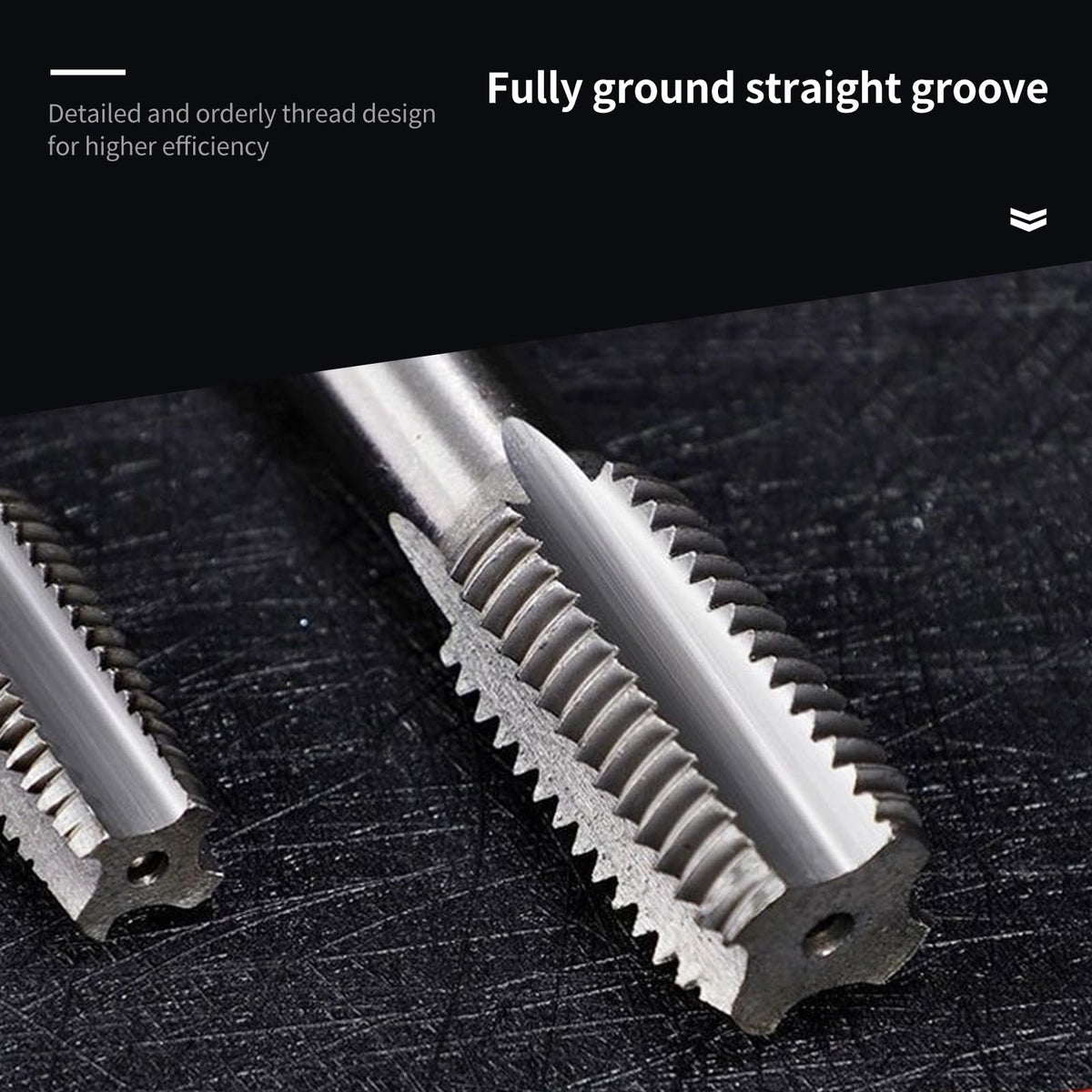 1-1/4"-12 UNF Right Hand Straight Flute Machine Thread Tap, 1-1/4"-12 TPI HSS High-Speed Steel 2B, for Precision Tapping in Metalworking