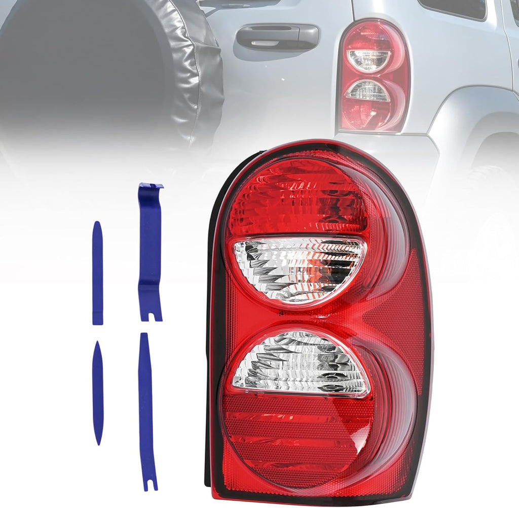 Right Tail Light Compatible with Jeep Liberty 2005 2006 2007 Replace 55157060AG CH2801158 Taillight Assembly