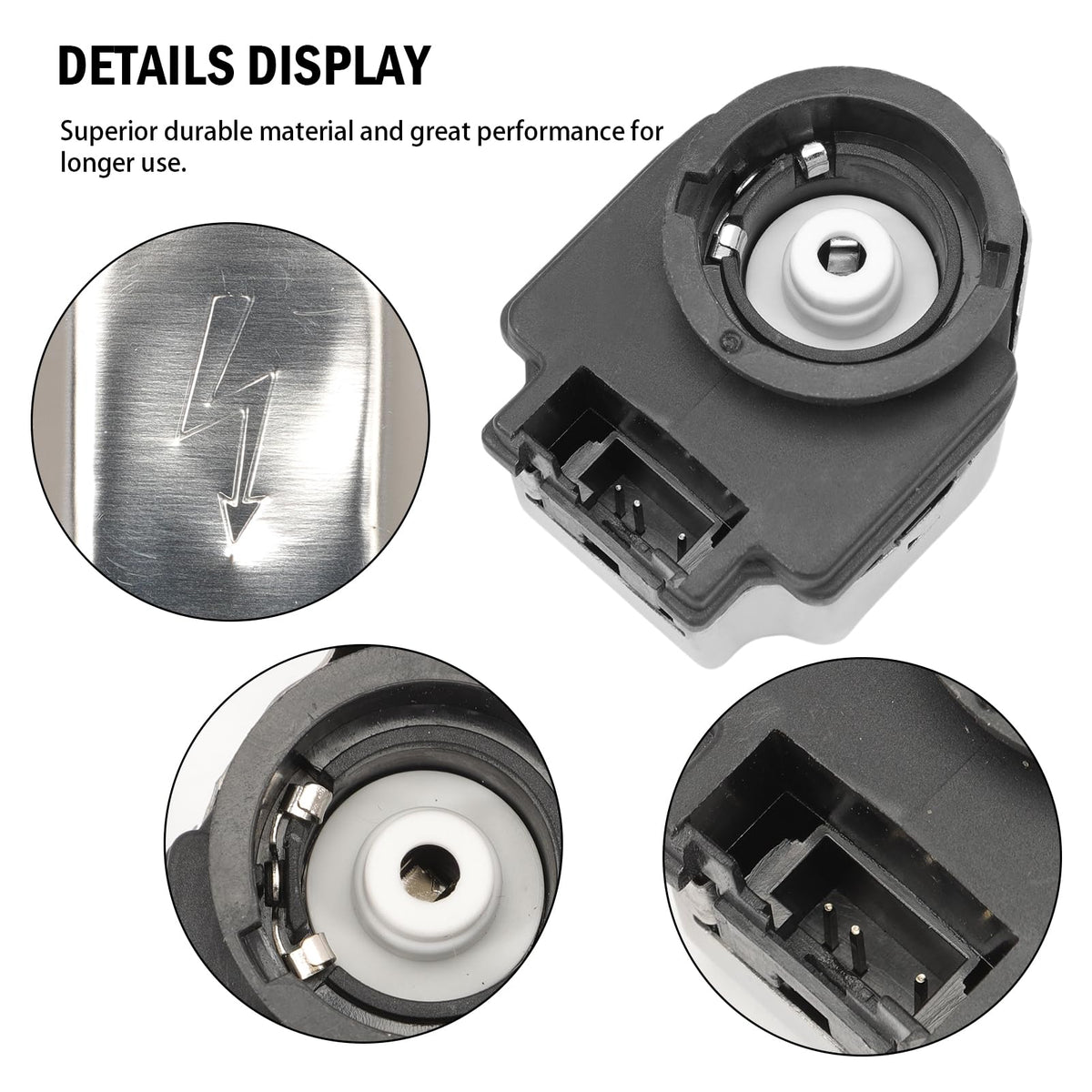 W3T216 Xenon HID Headlight Ballast Igniter Bulb Socket fit for Mazda 3 CX-5 CX-9, for CR-Z 2011-2016, Xenon Ballast HID Light Bulb Igniter Socket Replace 33129SZTG01
