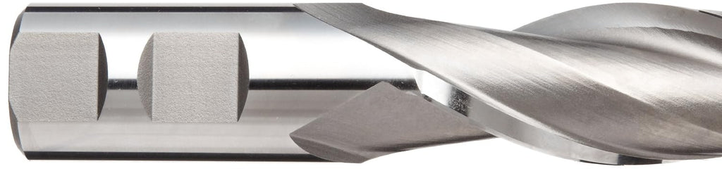 YG-1 E2110 Cobalt Steel Ball Nose End Mill, Weldon Shank, Uncoated (Bright) Finish, 30 Deg Helix, 2 Flutes, 4.125" Overall Length, 1.5" Cutting Diameter, 0.75" Shank Diameter