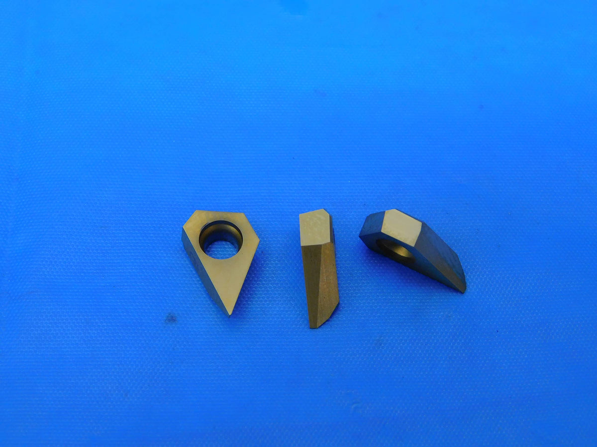 4PCS NEW KENNAMETAL 3.41020R902 CS5 TiN Coated Carbide Chamfer Inserts - MB8263RDT