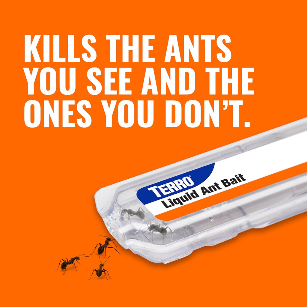 Liquid Ant Killer Bait Stations, 18-Count, Indoor Ant Traps, T300-3SR | Borax Formula, Kills the Queen & the Entire