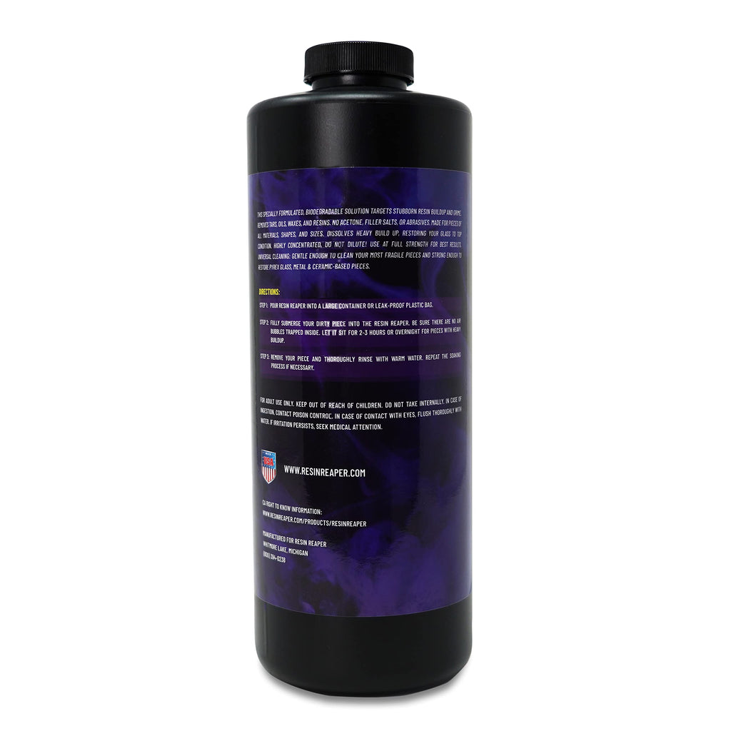 Resin Reaper Glass Cleaner 2-Pack 64 oz, Pipe Cleaner