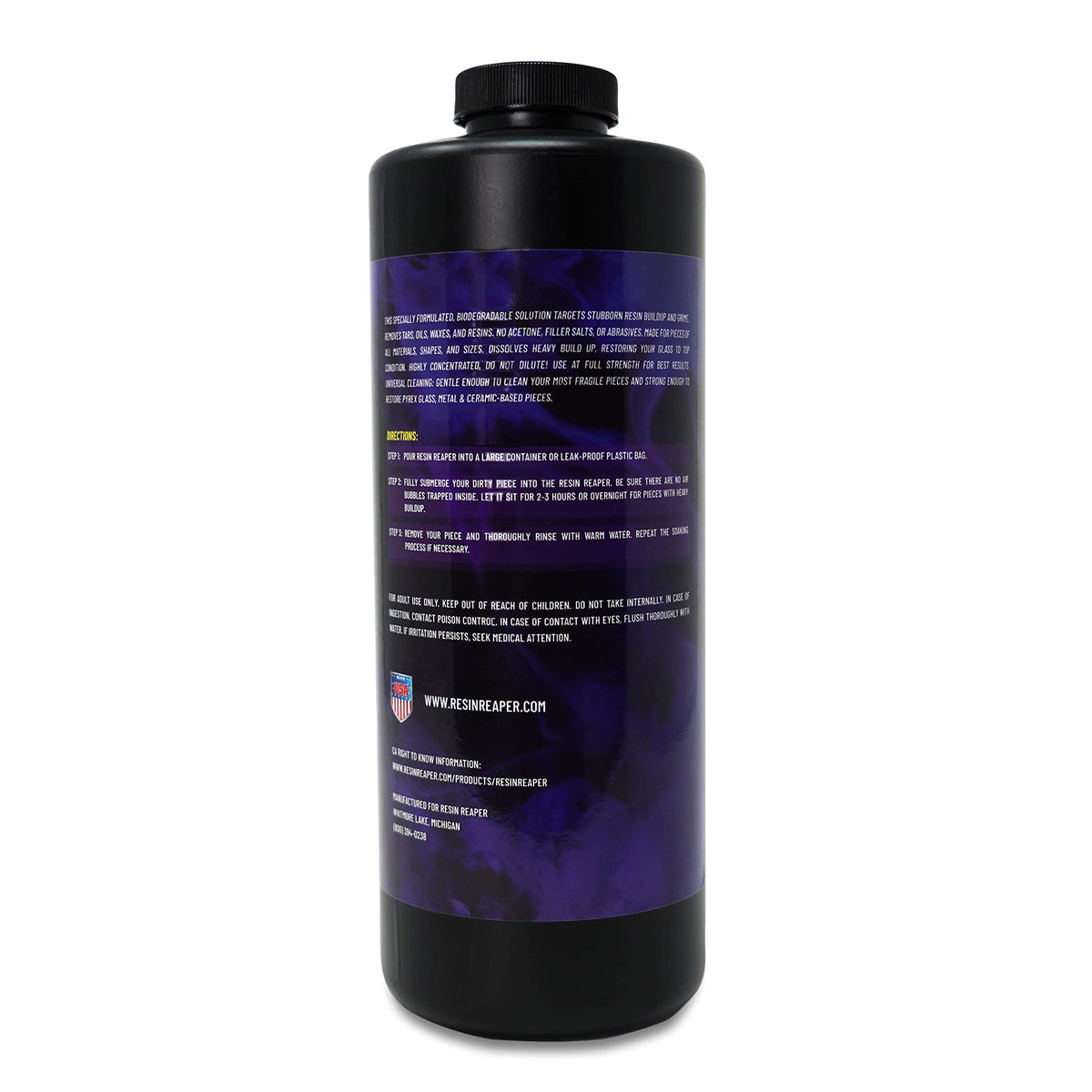 Resin Reaper Glass Cleaner 2-Pack 64 oz, Pipe Cleaner