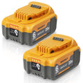 2 Pack 20V 6Ah Replacement Battery Compatible with Dewalt 20V Tool