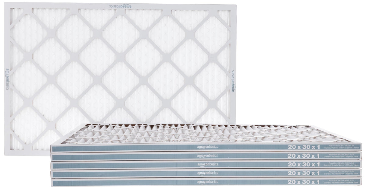 20x30x1 Air Filter 6-Pack, MERV 11 AC Furnace Filters, Removes Dust, Pet, Allergen Control , Electrostatic, Removes