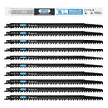 MUOZLOP 10Pack 15inch 3TPI Woodcutting Reciprocating Saw Blades Set