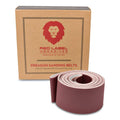 Red Label Abrasives 2 X 72 Inch 120 Grit Flexible Aluminum Oxide Multipurpose Sanding Belts for Woodworking, Leather, Rubber, Plastic, & Light Metal Working - Belt Sand Paper 6 Pack