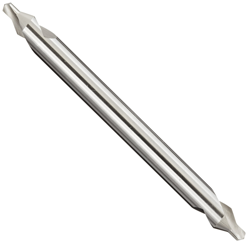 YG-1 D1C90 High Speed Steel Long Length Center Drill Bit, Uncoated (Bright), Slow Spiral, 60 Degree, 3/64" Diameter x 4" Length (Pack of 1)