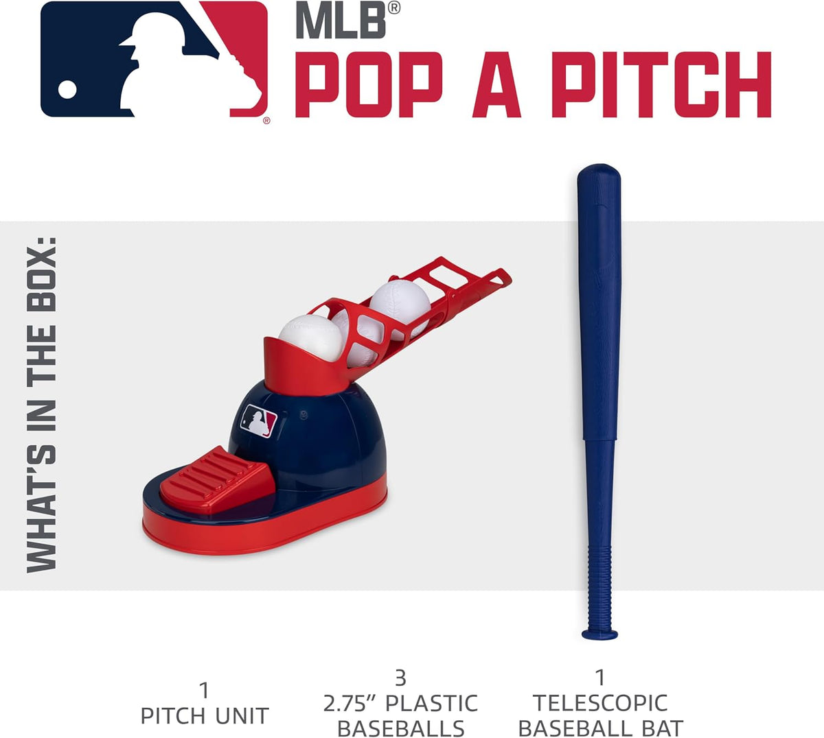 Franklin Sports MLB Pop A Pitch Baseball Pitching Machine