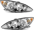 for 2005-2006 Toyota Camry Headlights Assembly Chrome Pair