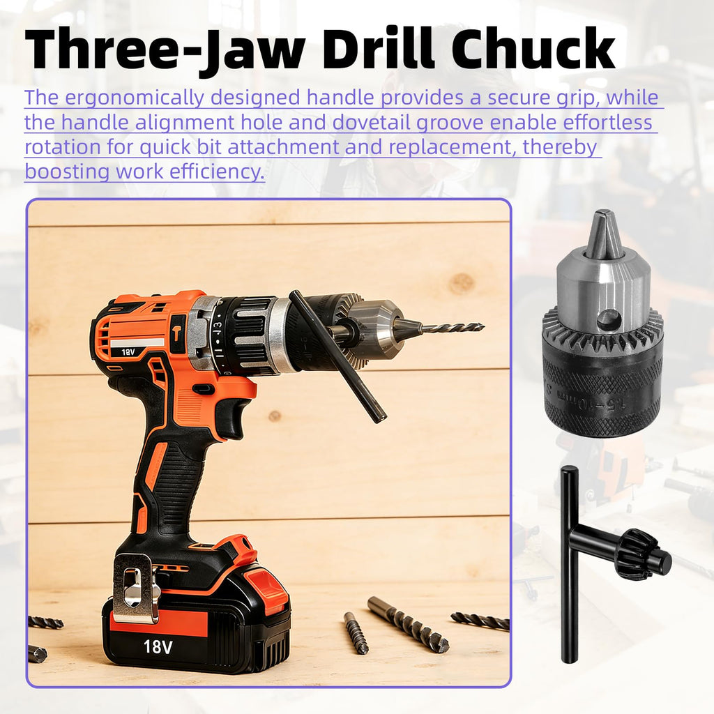 SDS Max to SDS Plus Adapter Kit with 10mm Quick Change Chuck