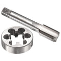 Workkyma M22x1.5 Tap and Die Set Metric M2 HSS Right Hand Threading Tool
